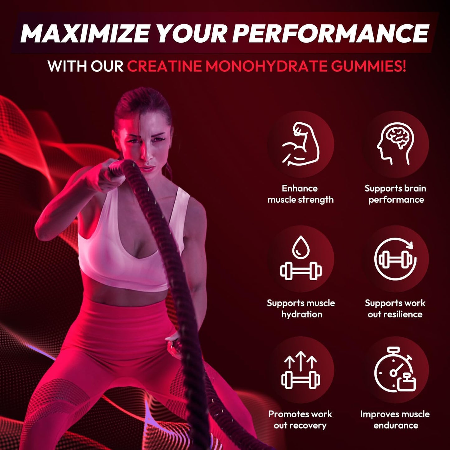 No-Constipation Creatine Gummies- poop more. feel lighter. gain more