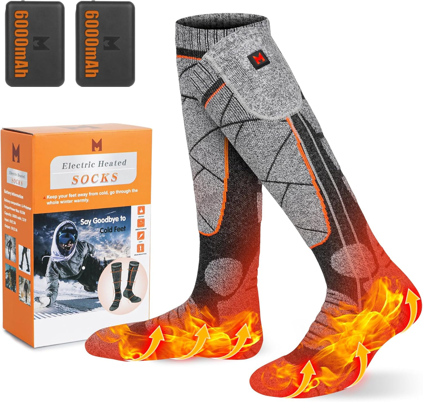 Heated Socks for Drop Foot