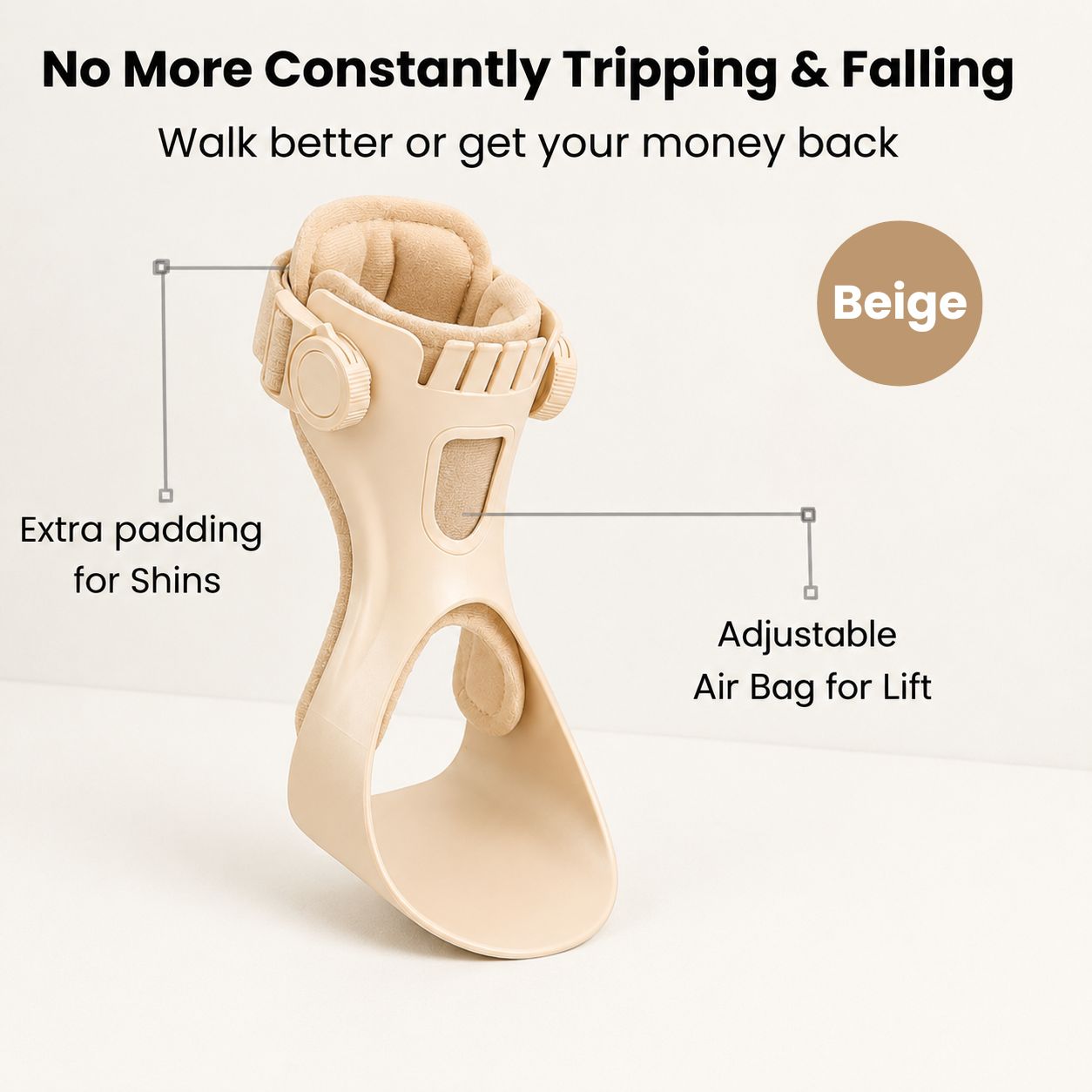 StepLift - Foot Drop Ends Here (Beige)