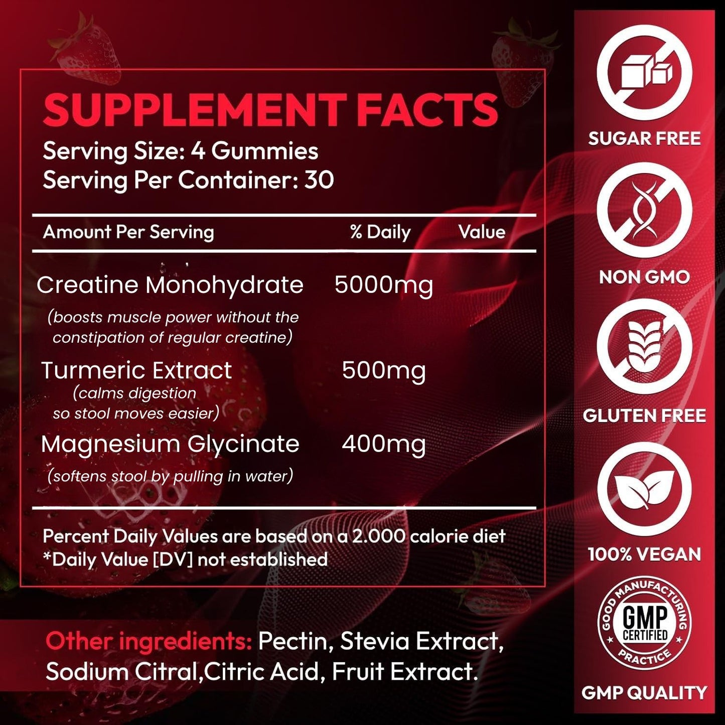 No-Constipation Creatine Gummies- poop more. feel lighter. gain more