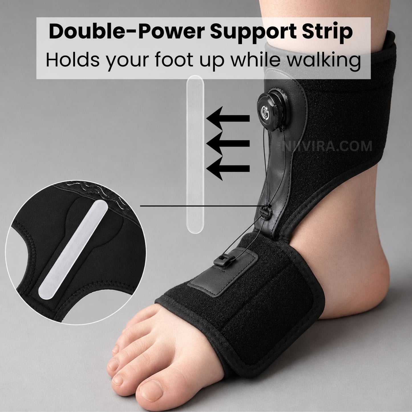 StepLift 2.0 - Instantly stops drop foot (Adjustable)