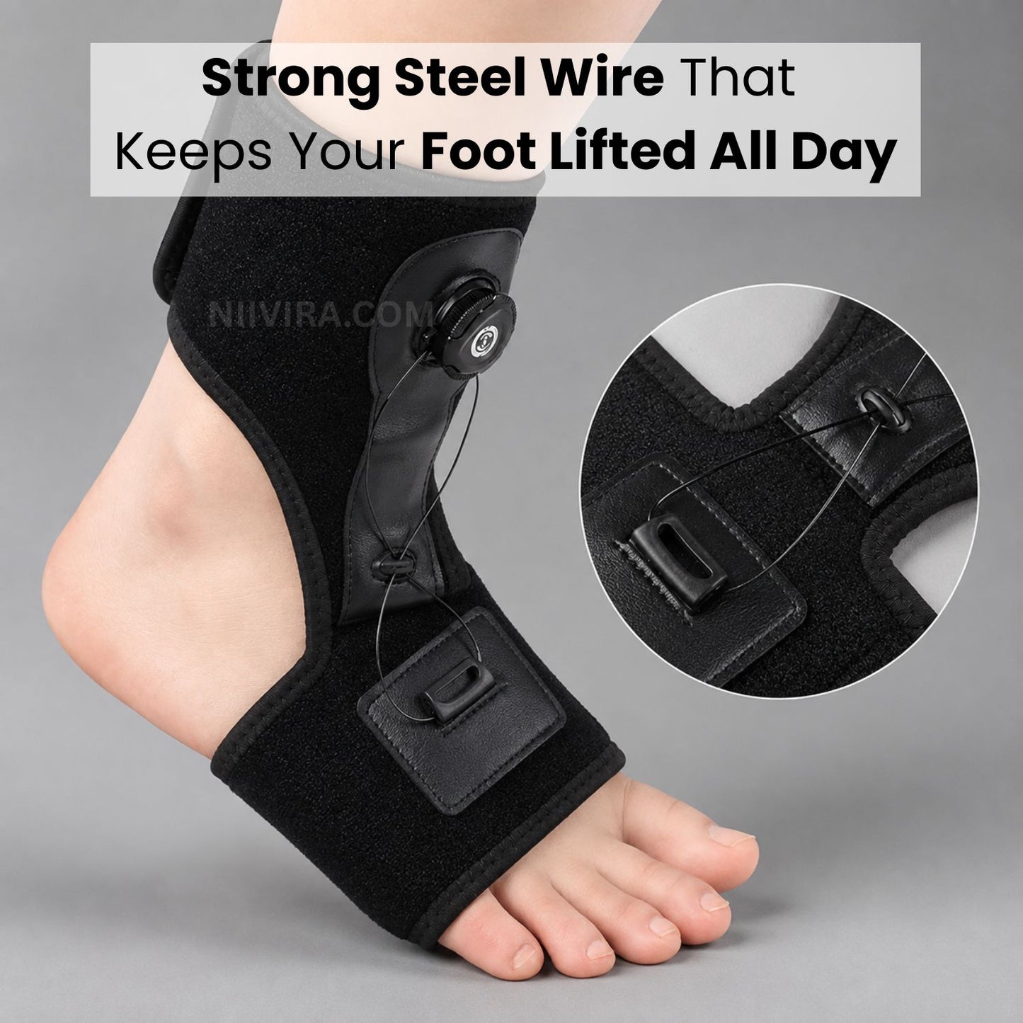StepLift 2.0 - Instantly stops drop foot (Adjustable)